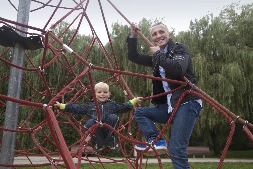 Fot. Monika Bajkowska/Arch. prywatne/ Na pająku