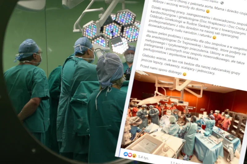 Skomplikowana ciąża i operacja aorty w Zabrzu