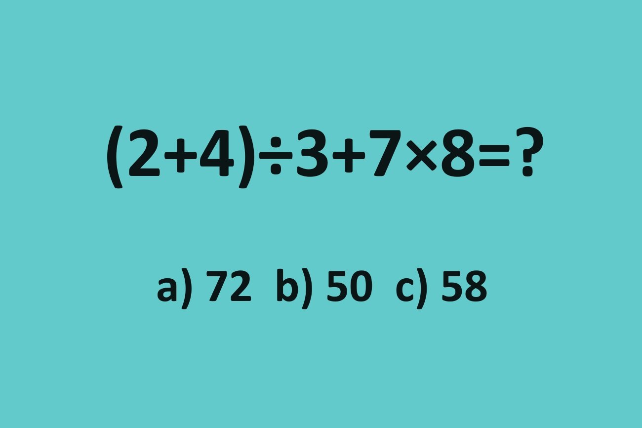 działanie matematyczne
