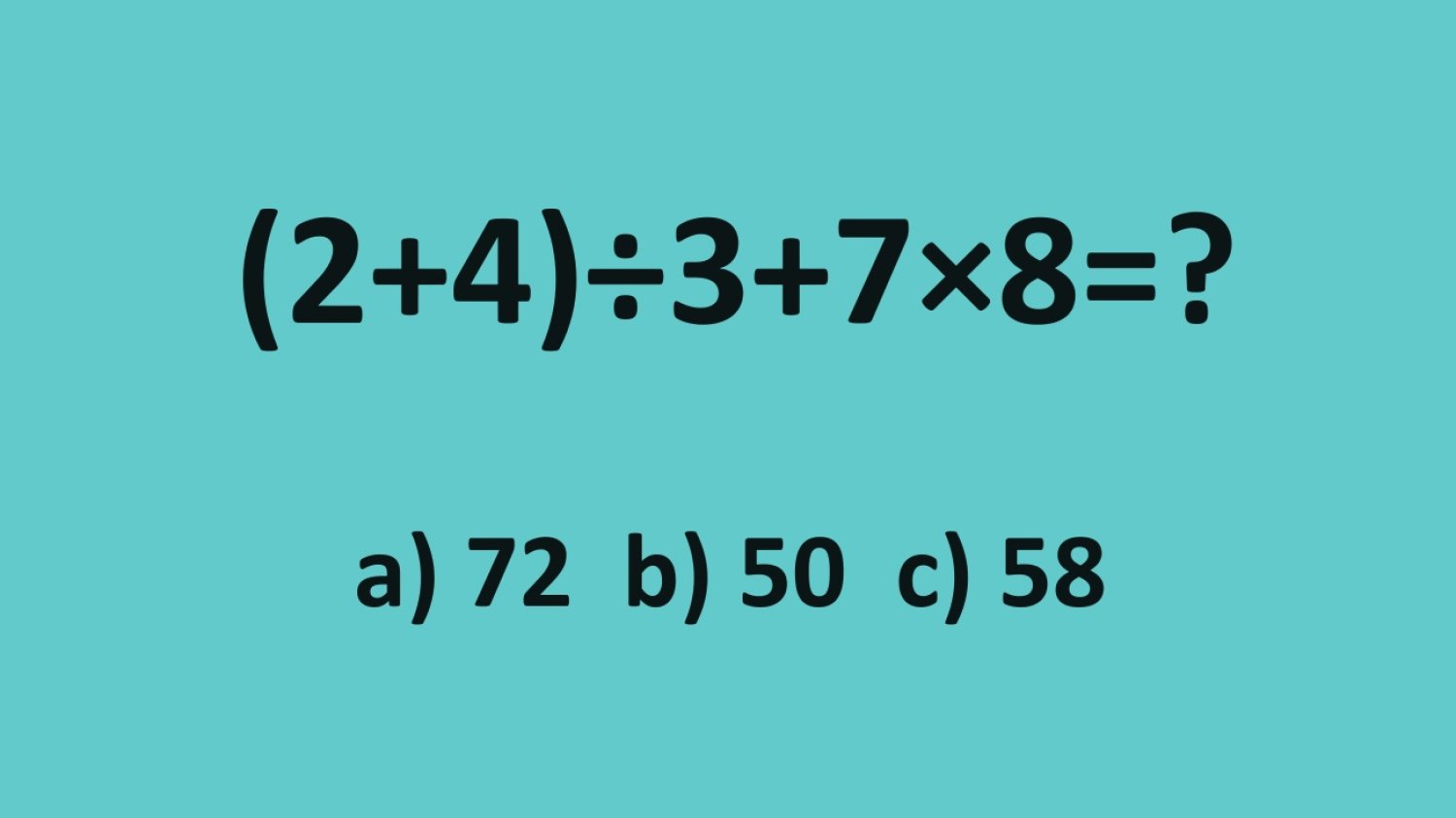 działanie matematyczne