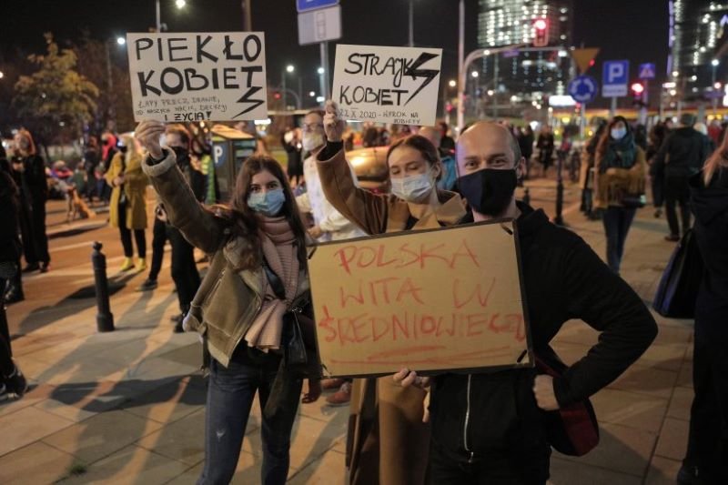 Wczoraj odbyły się protesty przeciwko wyrokowi TK