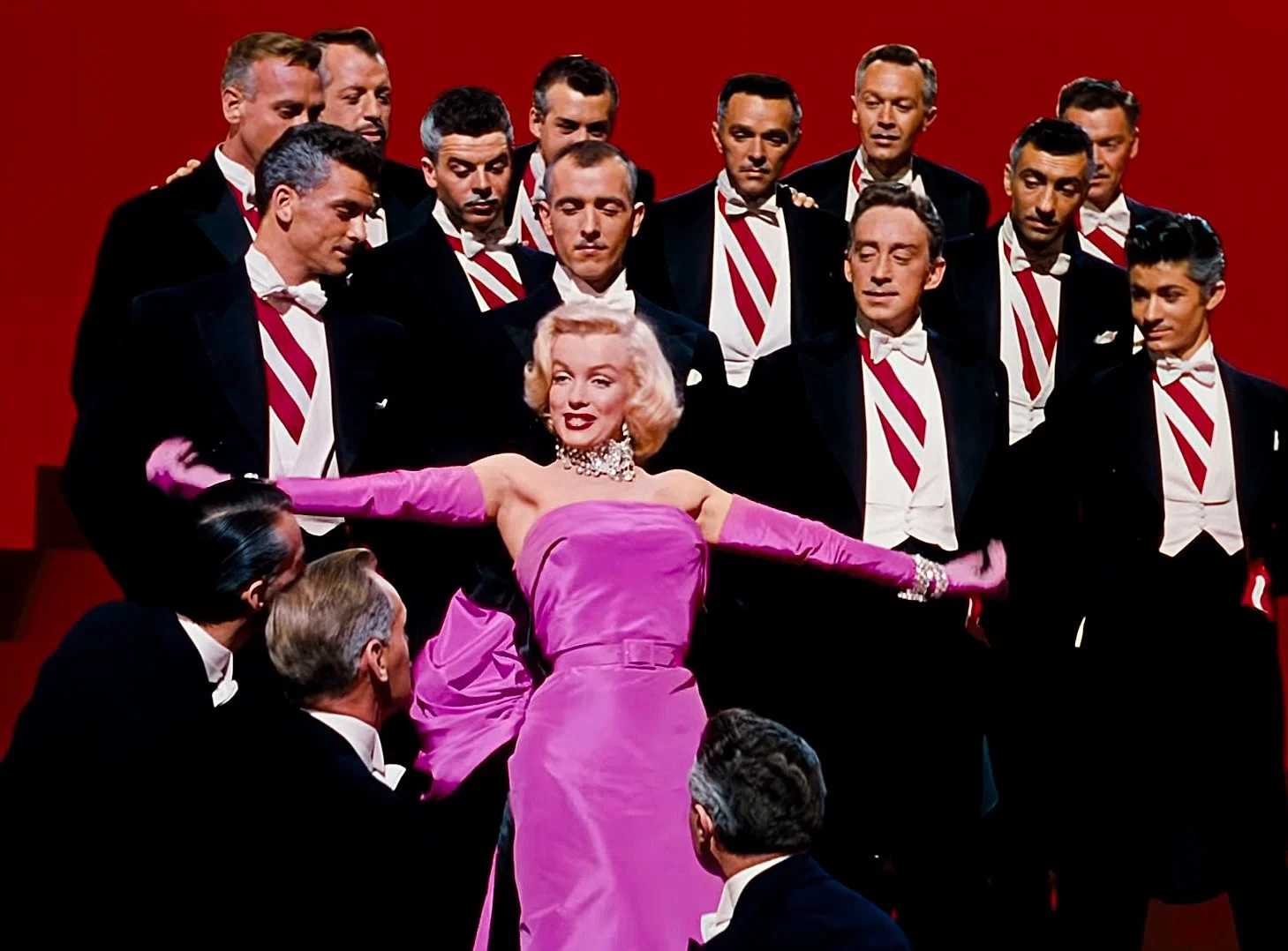 Marilyn Monroe na kadrze z filmu „Mężczyźni wolą blondynki”