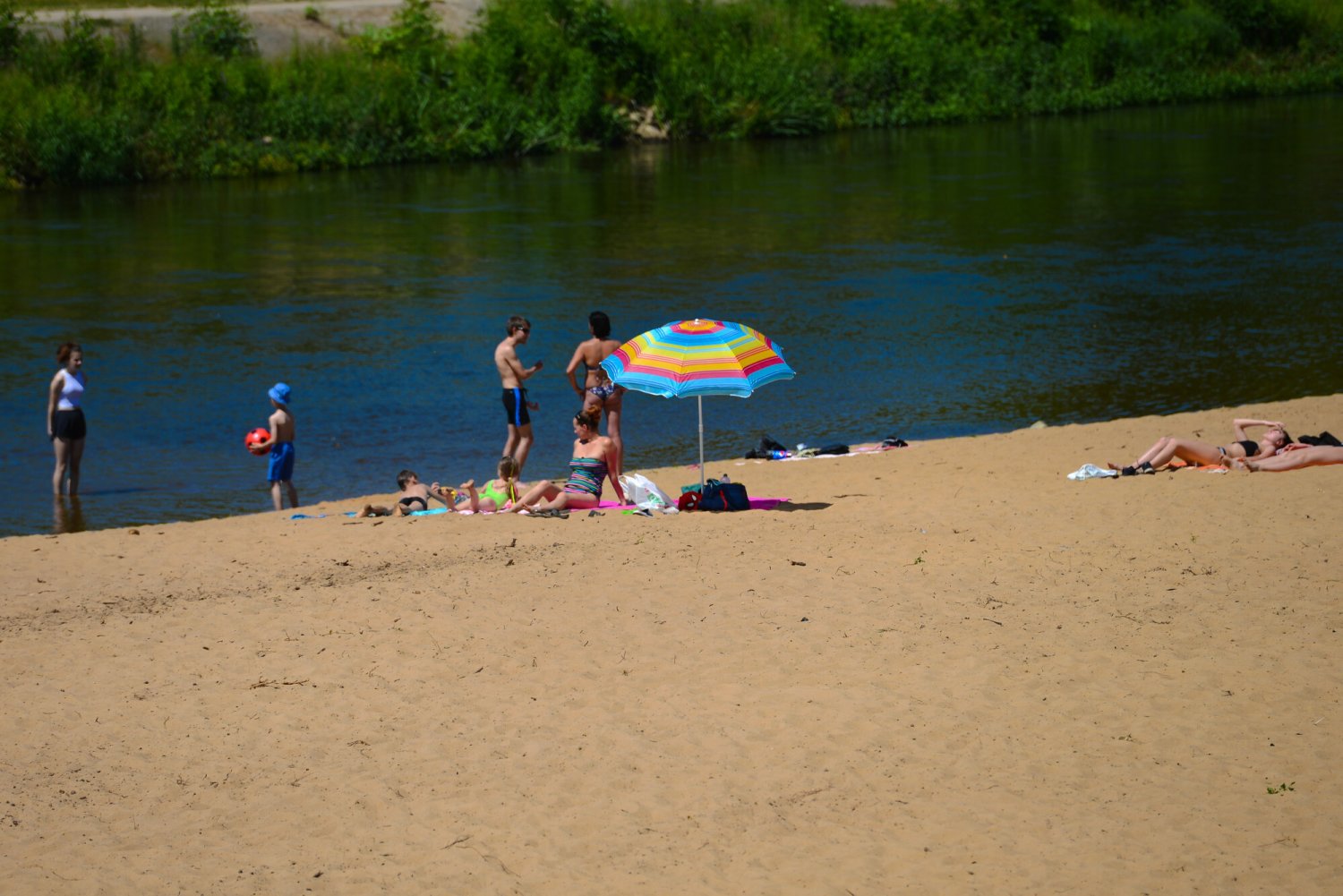 wypoczynek nad rzeką