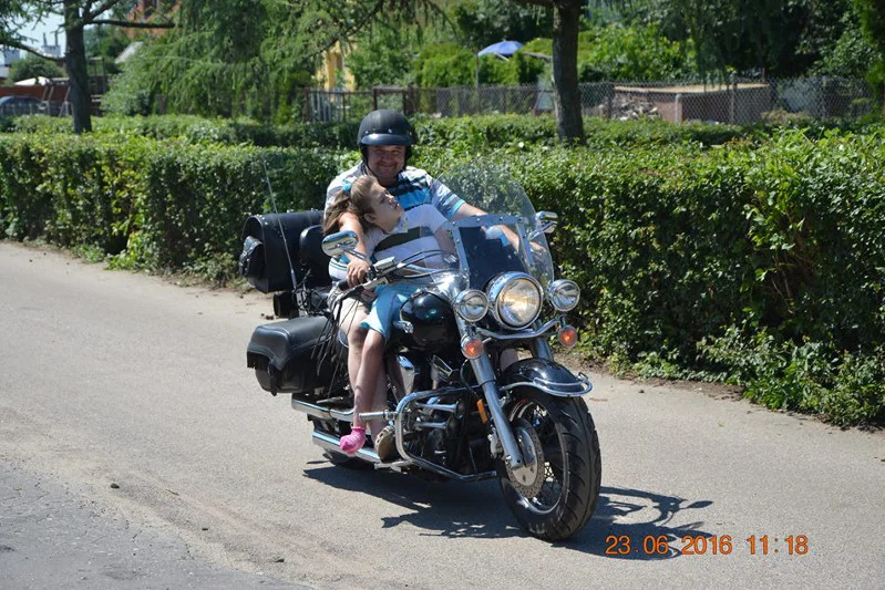 Tata z Izą Podopieczną Hospicjum Pomorze Dzieciom.
