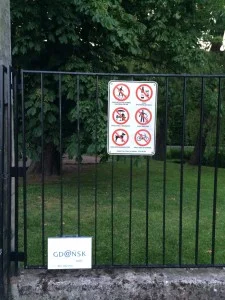 Wejście do Parku. Sprawdź czego nie wolno robić…