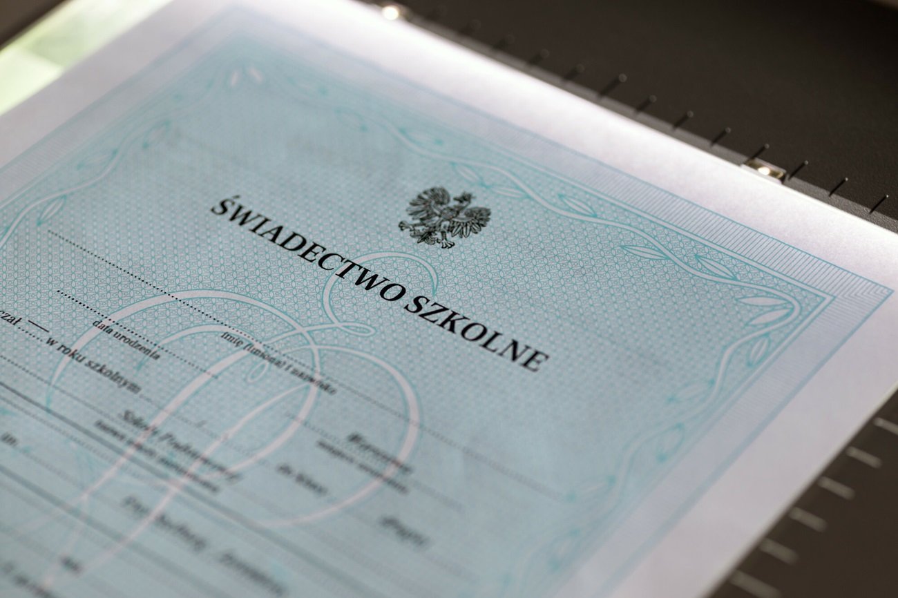 świadectwo szkolne