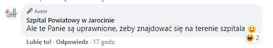 Komentarz Szpitala w Jarocinie 2