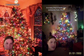 trend nostalgic Christmas podbija TikToka