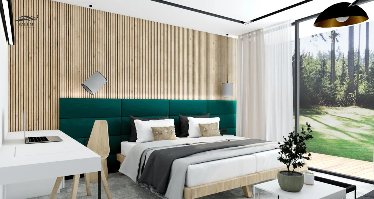 Przykładowy pokój w hotelu Szumy Park Hotel & Restaurant na Roztoczu, krainie na wschodzie Polski