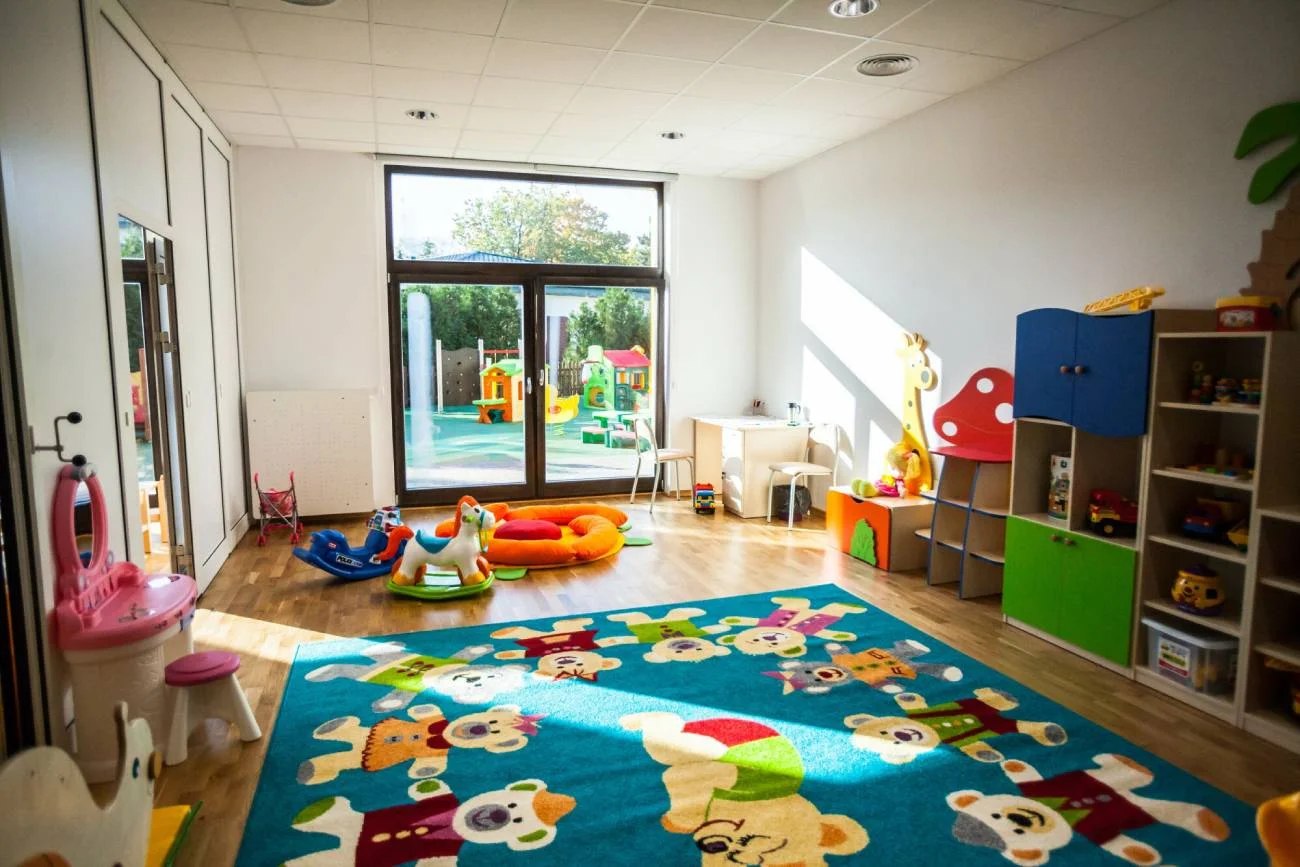 Przedszkolna pusta sala. Przedszkolna pusta sala.