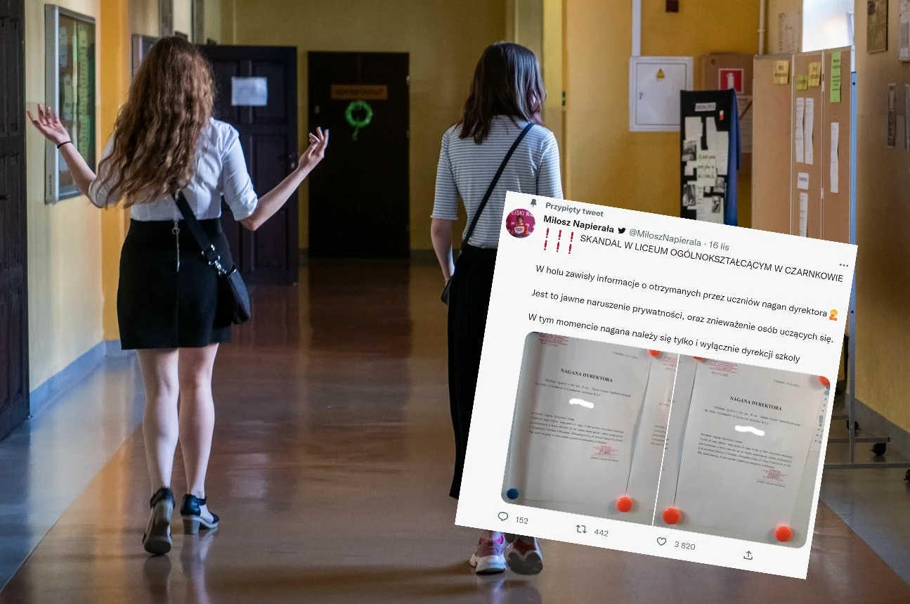 nagana dla uczennic