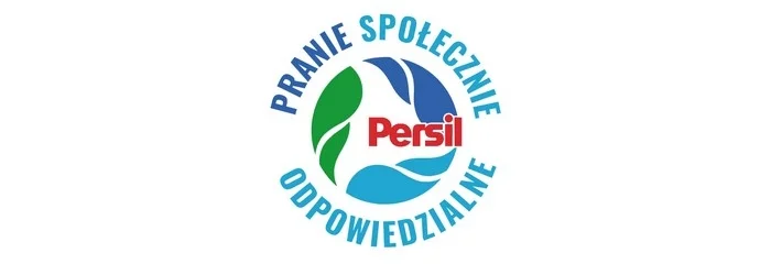 Logo programu społecznego "Pralnia Społecznie Odpowiedzialna" zainicjowanego przez markę Persil należącą do firmy Henkel