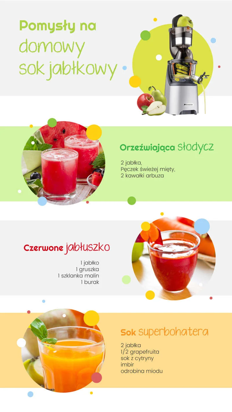 Domowy sok jabłkowy dla dzieci
