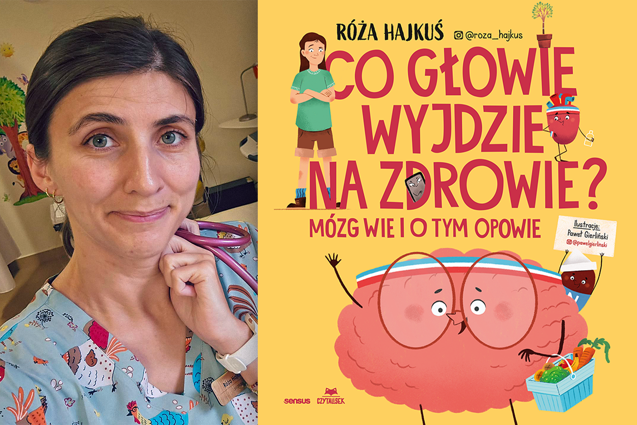 "Co głowie wyjdzie na zdrowie?". Wyjaśnią to dzieciom Róża, MÓZG i SERCE, bohaterowie tej książki