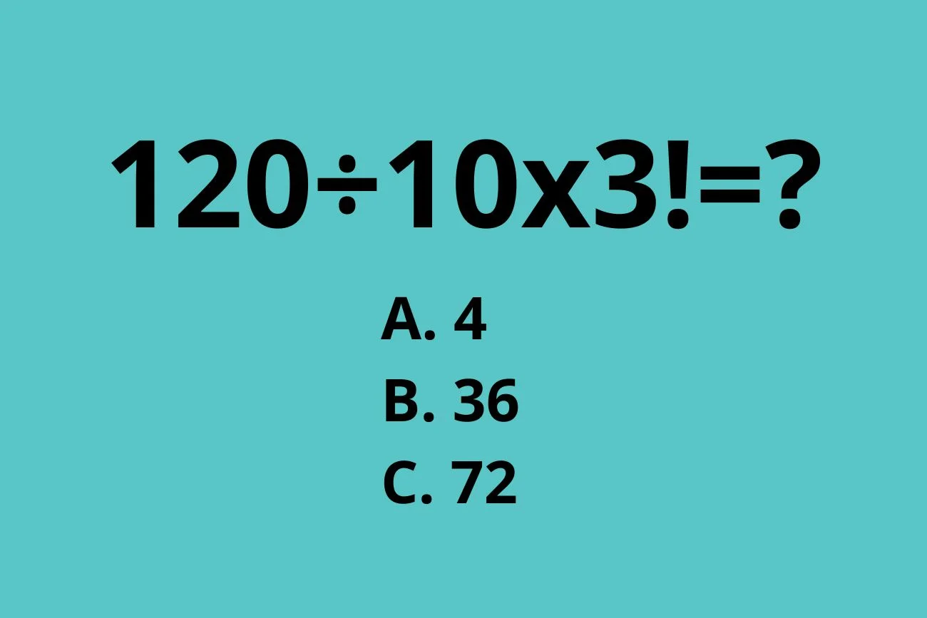 Rozwiązanie równania 120÷10x3! z silnią. Rozwiązanie równania 120÷10x3! z silnią.