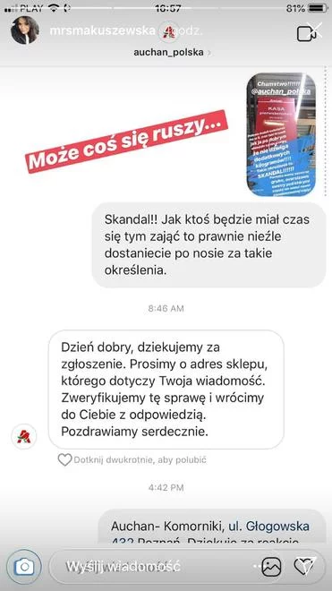 Firma zareagowała prawidłowo