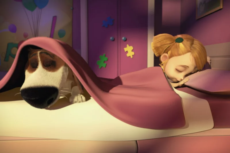 Teza "dzieci kochają psy, a psy kochają dzieci" stoi za sukcesem niejednego filmu animowanego