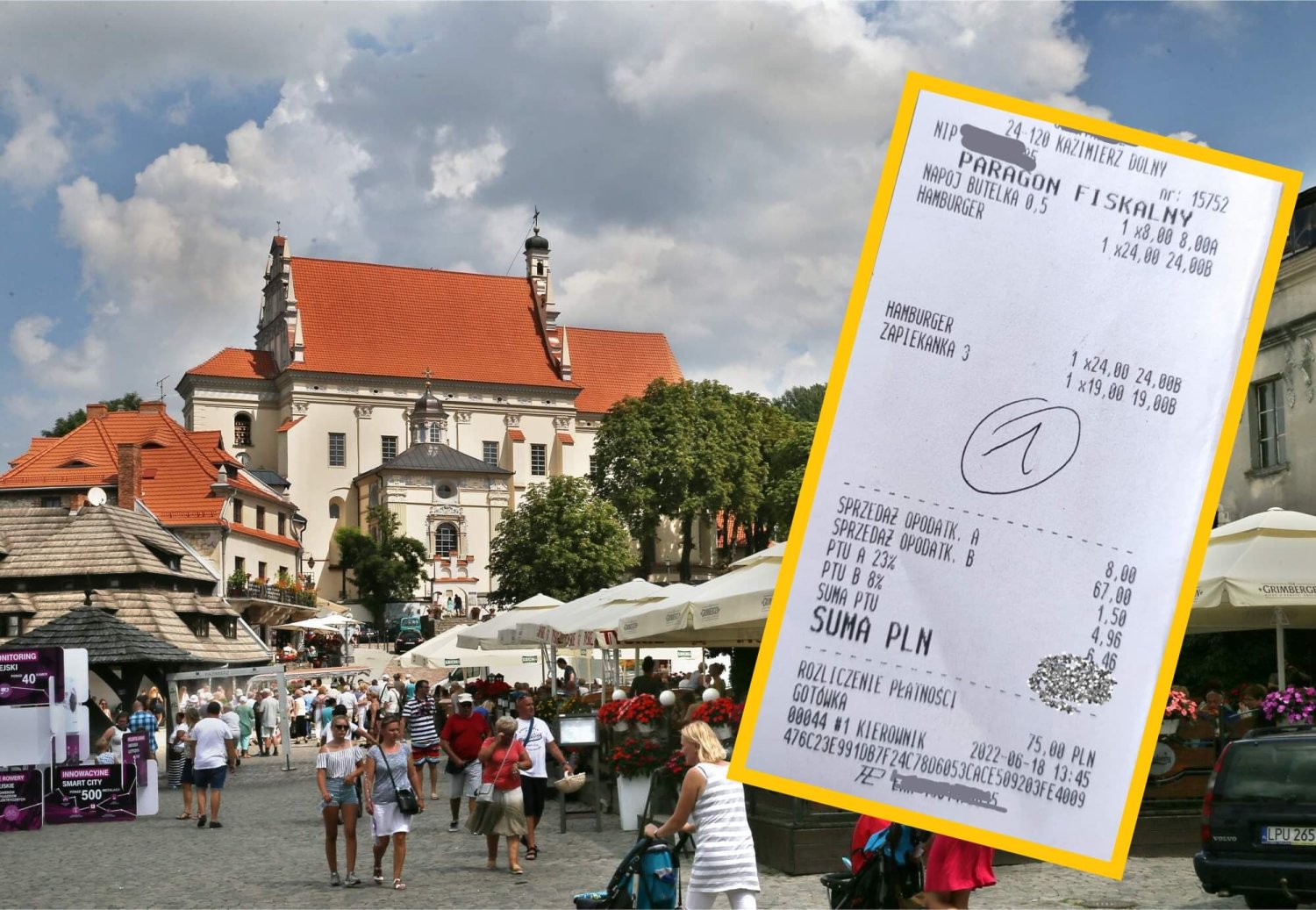 Paragon grozy z Kazimierza Dolnego. Polaków nie stać na wakacje.