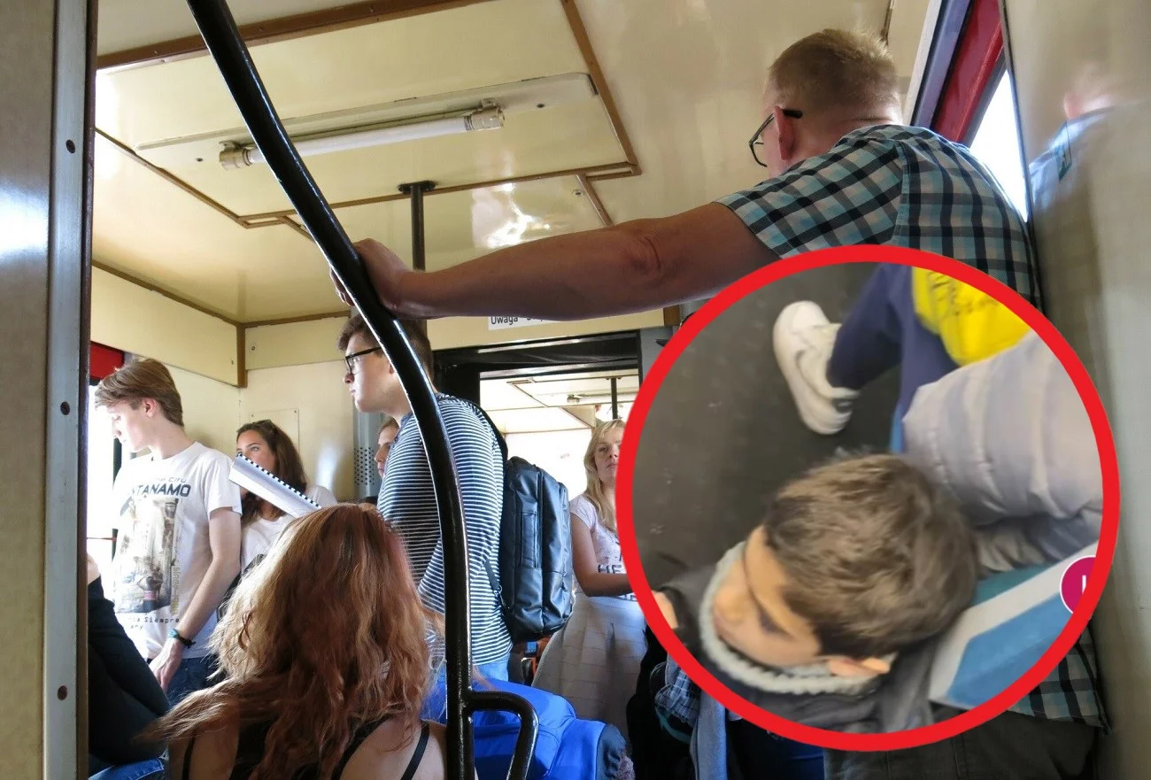dziecko w pociągu