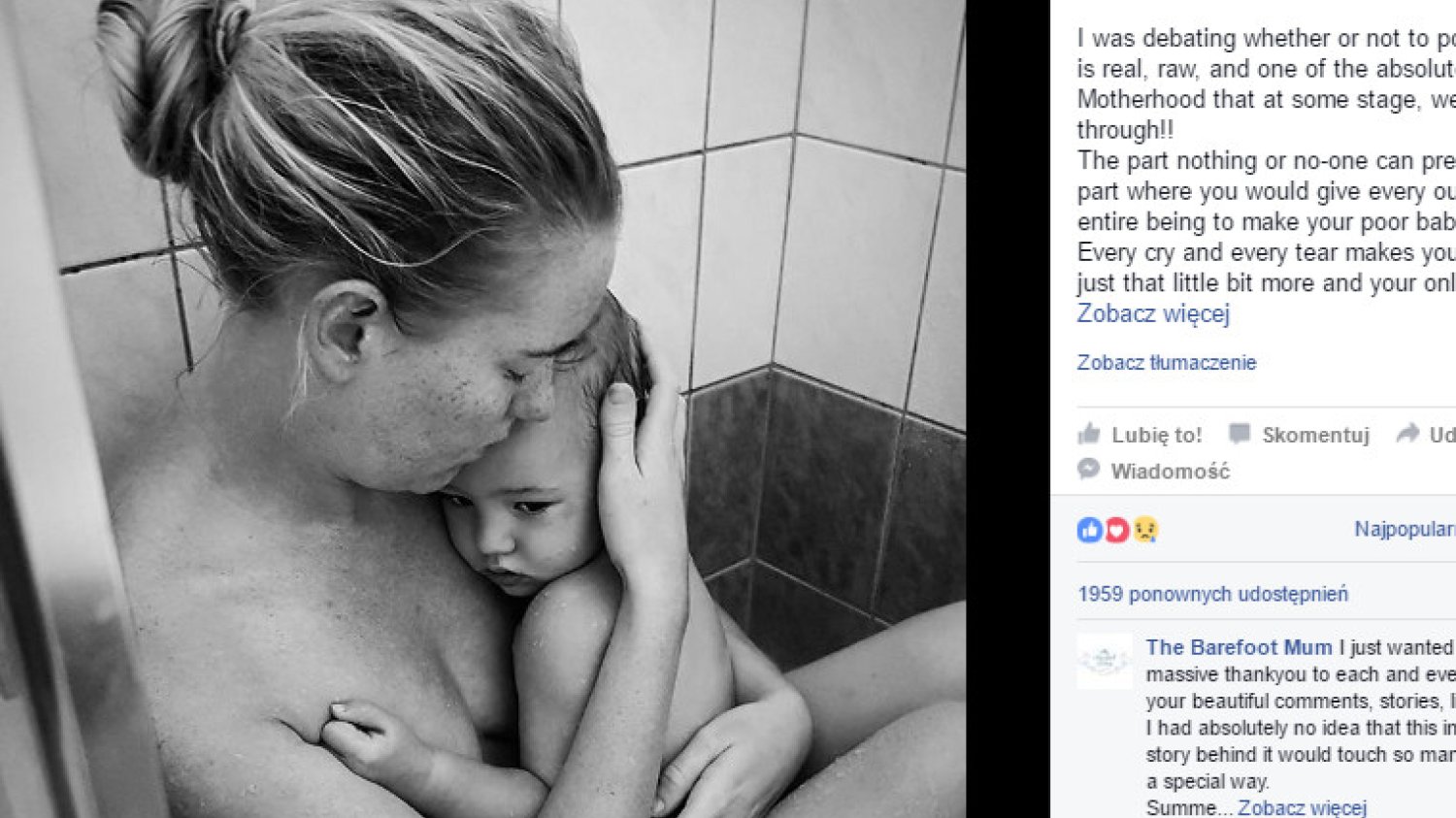 Fot. Screen z Facebooka / [url=https://www.facebook.com/thebarefootmum/photos/a.407666546006164.1073741828.407659642673521/898795090226638/?type=3&theater]The Barefoot Mum[/url]