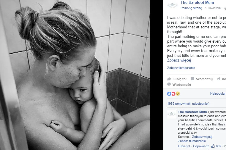 Fot. Screen z Facebooka / [url=https://www.facebook.com/thebarefootmum/photos/a.407666546006164.1073741828.407659642673521/898795090226638/?type=3&theater]The Barefoot Mum[/url]