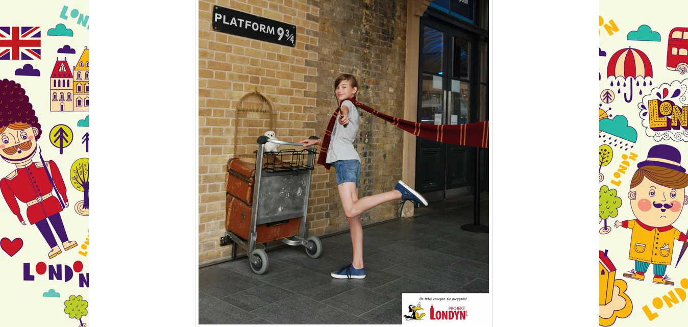 Magiczny peron w Londynie.