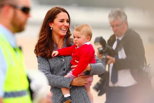 Kate Middleton z księciem Jerzym