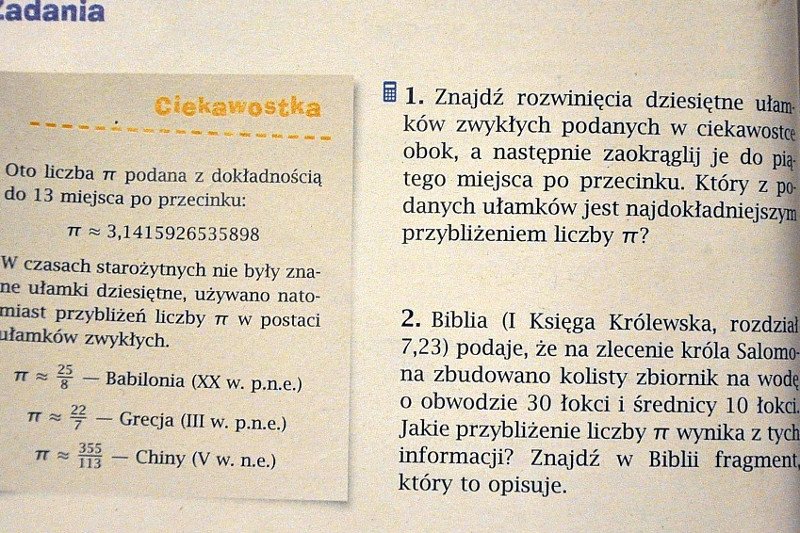 Zadanie z matematyki.