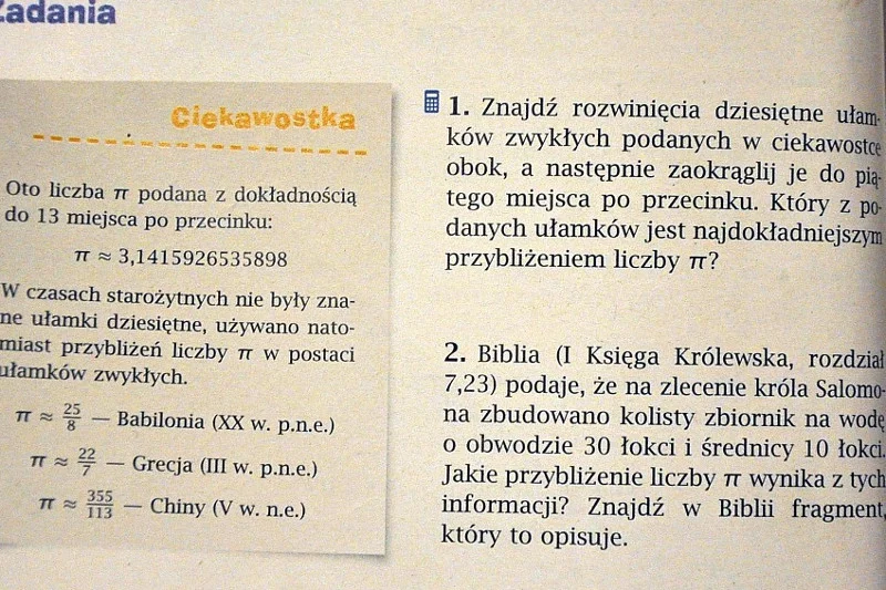 Zadanie z matematyki.