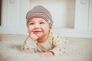 Wysypka przy ząbkowaniu wskutek nadmiernego ślinienia się