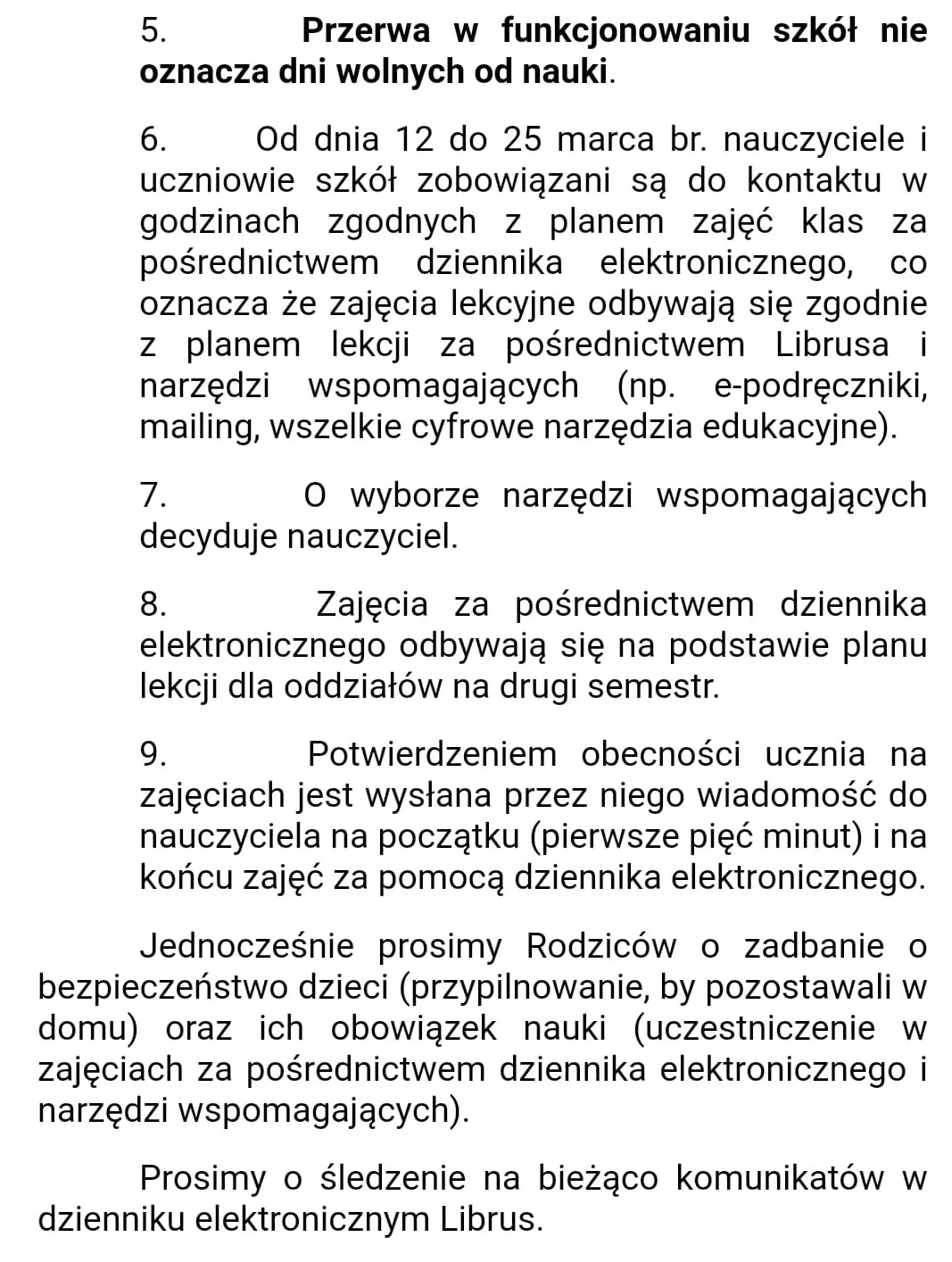Koronawirus a lekcje online w szkole