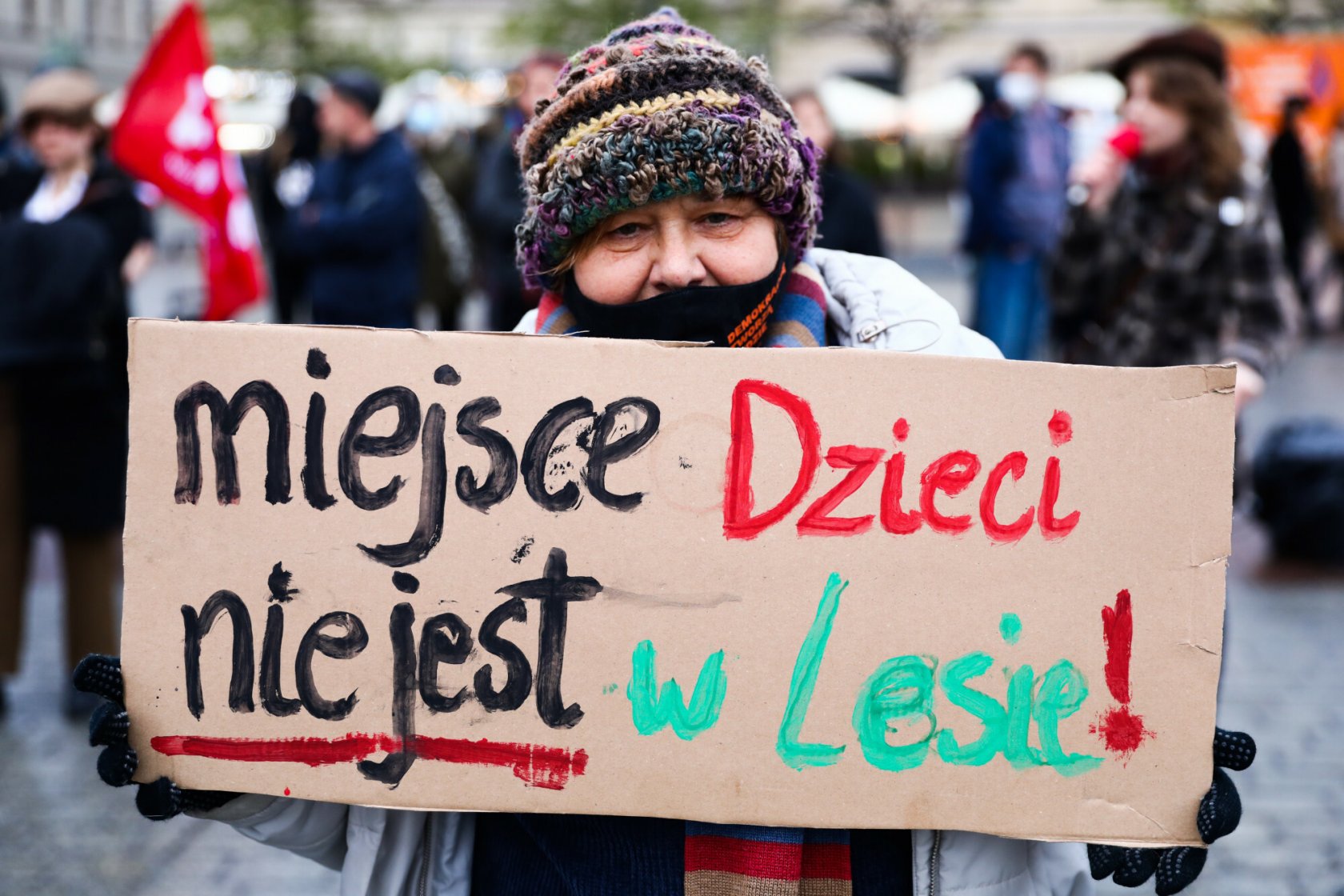 protesty ws. dzieci na granicy