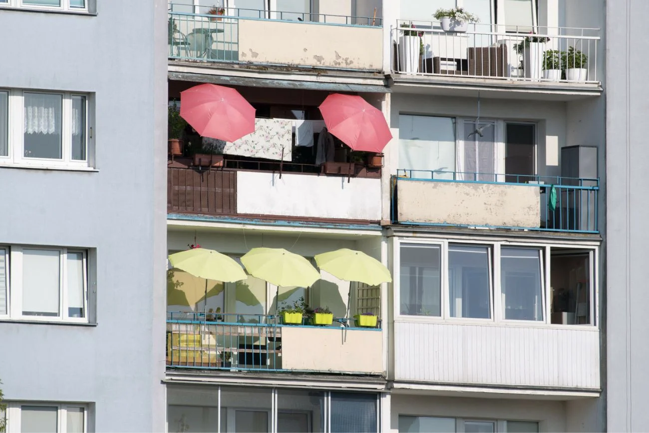 balkon w bloku