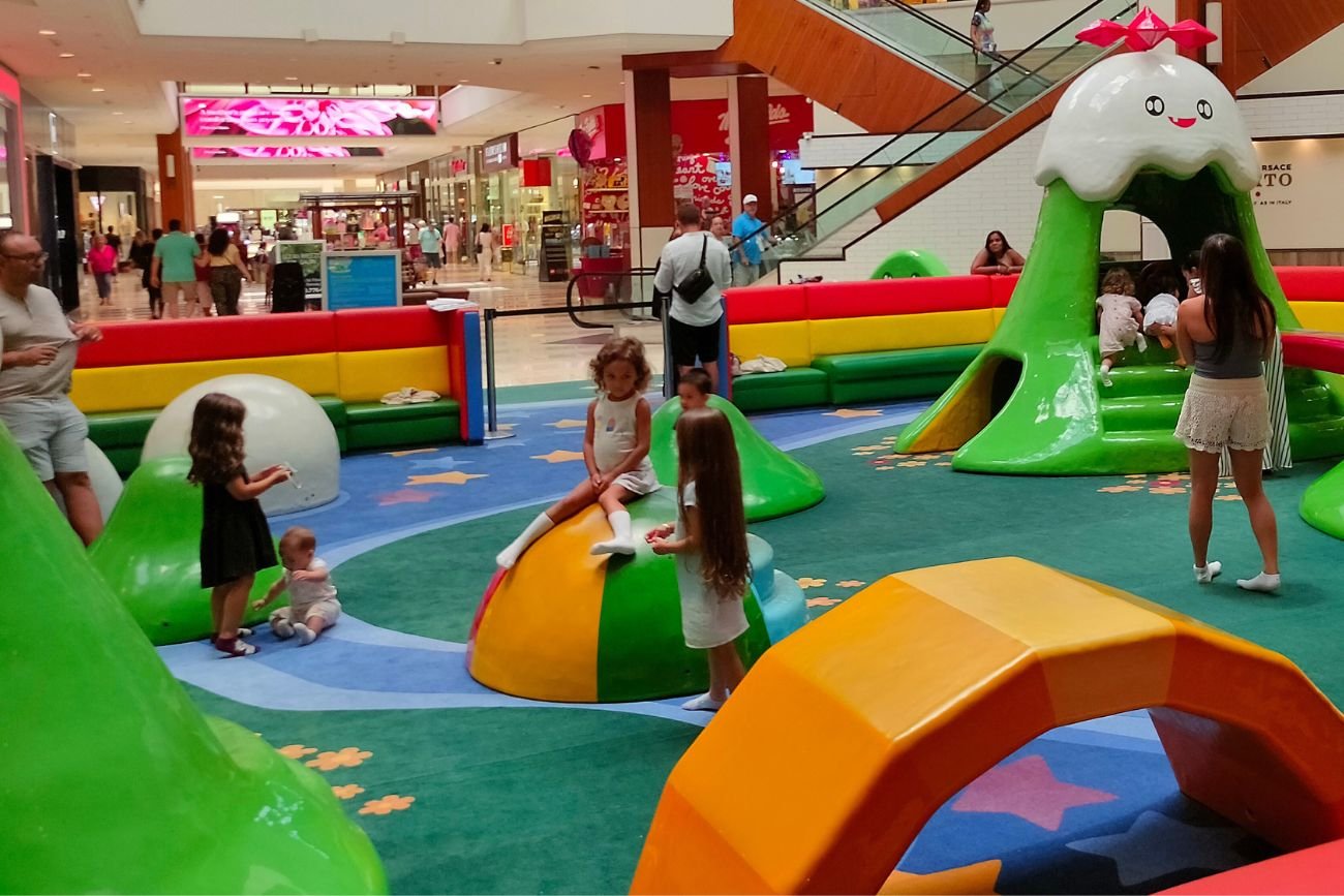 plac zabaw w centrum handlowym
