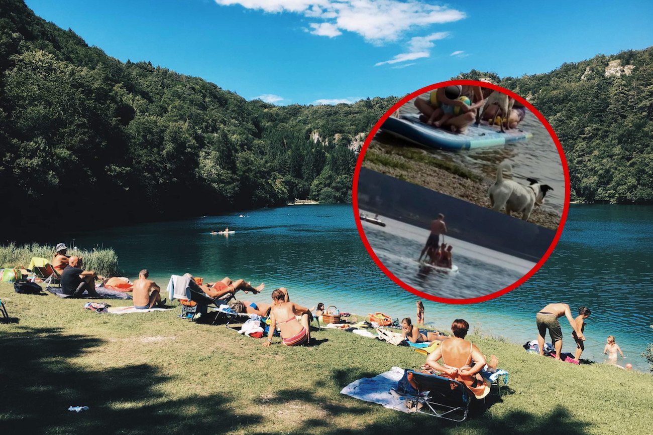 odpoczynek nad jeziorem