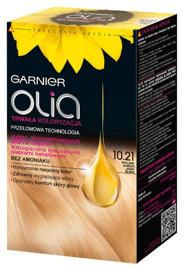 Perłowy bardzo jasny blond, farba Olia Garnier