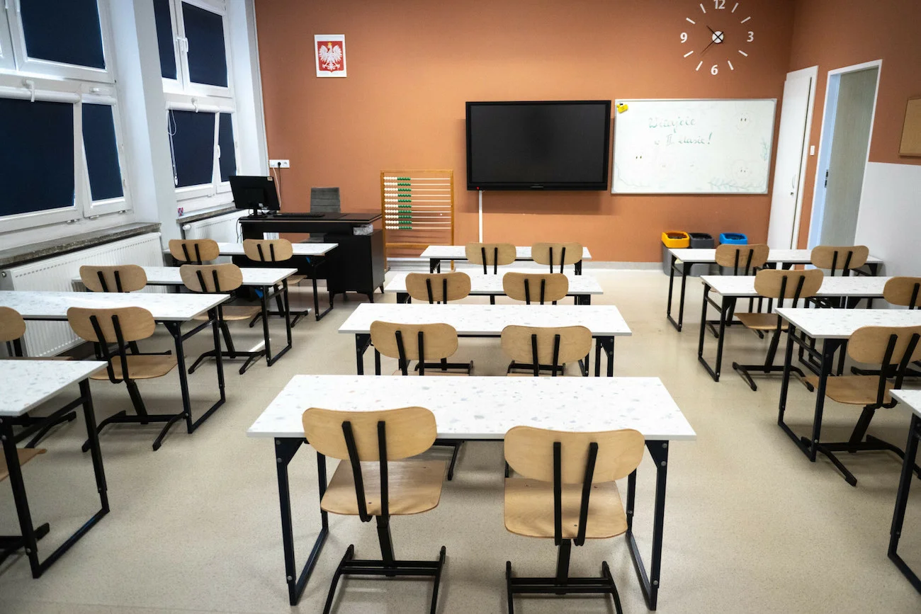 sala lekcyjna w polskiej szkole sala lekcyjna