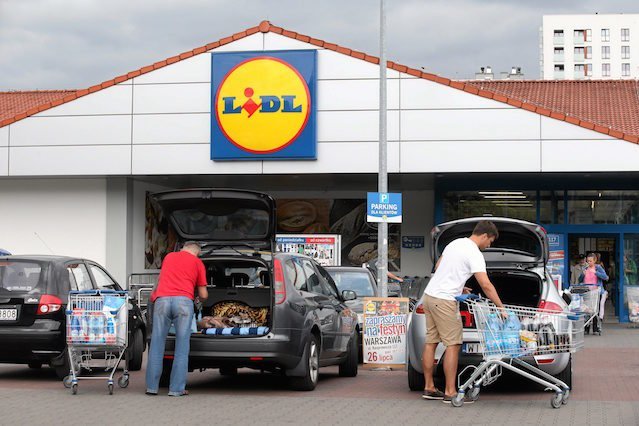 Do incydentu doszło w sklepie sieci Lidl