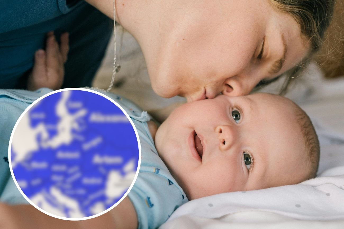 Oto mapa najpopularniejszych imion dla dzieci w Europie. Polacy nie są zbyt oryginalni