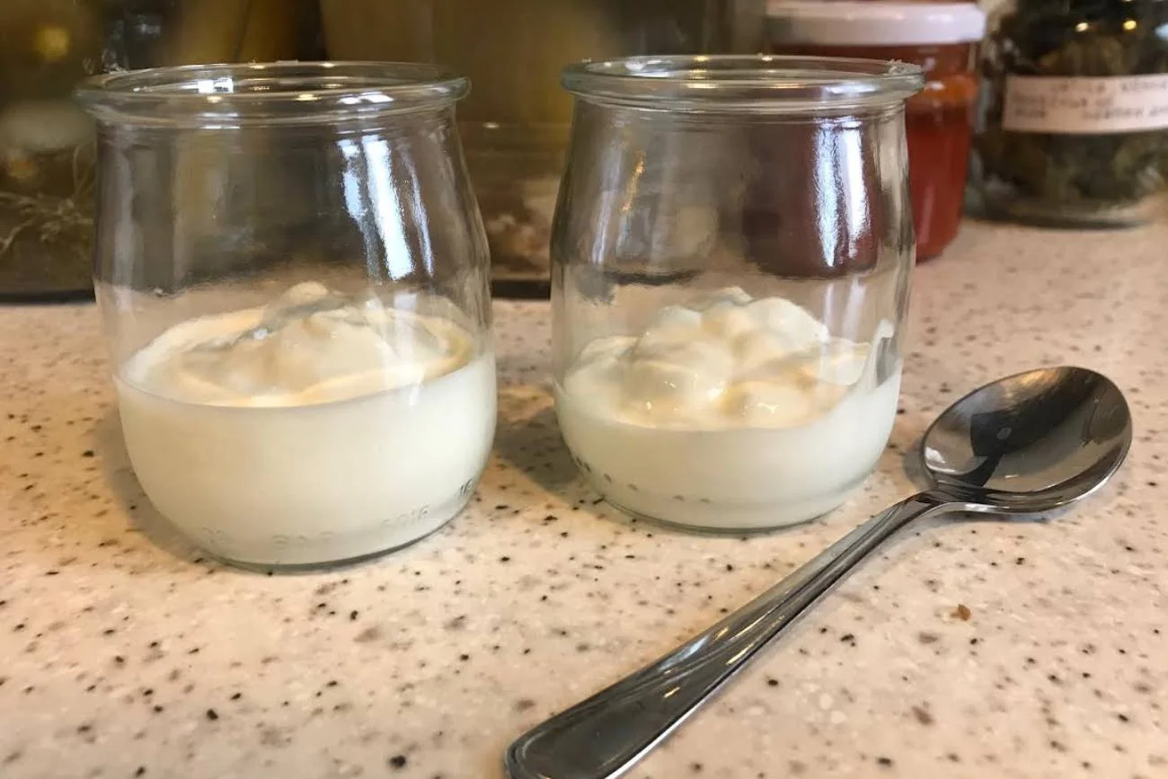 Jogurt naturalny w słoiczkach