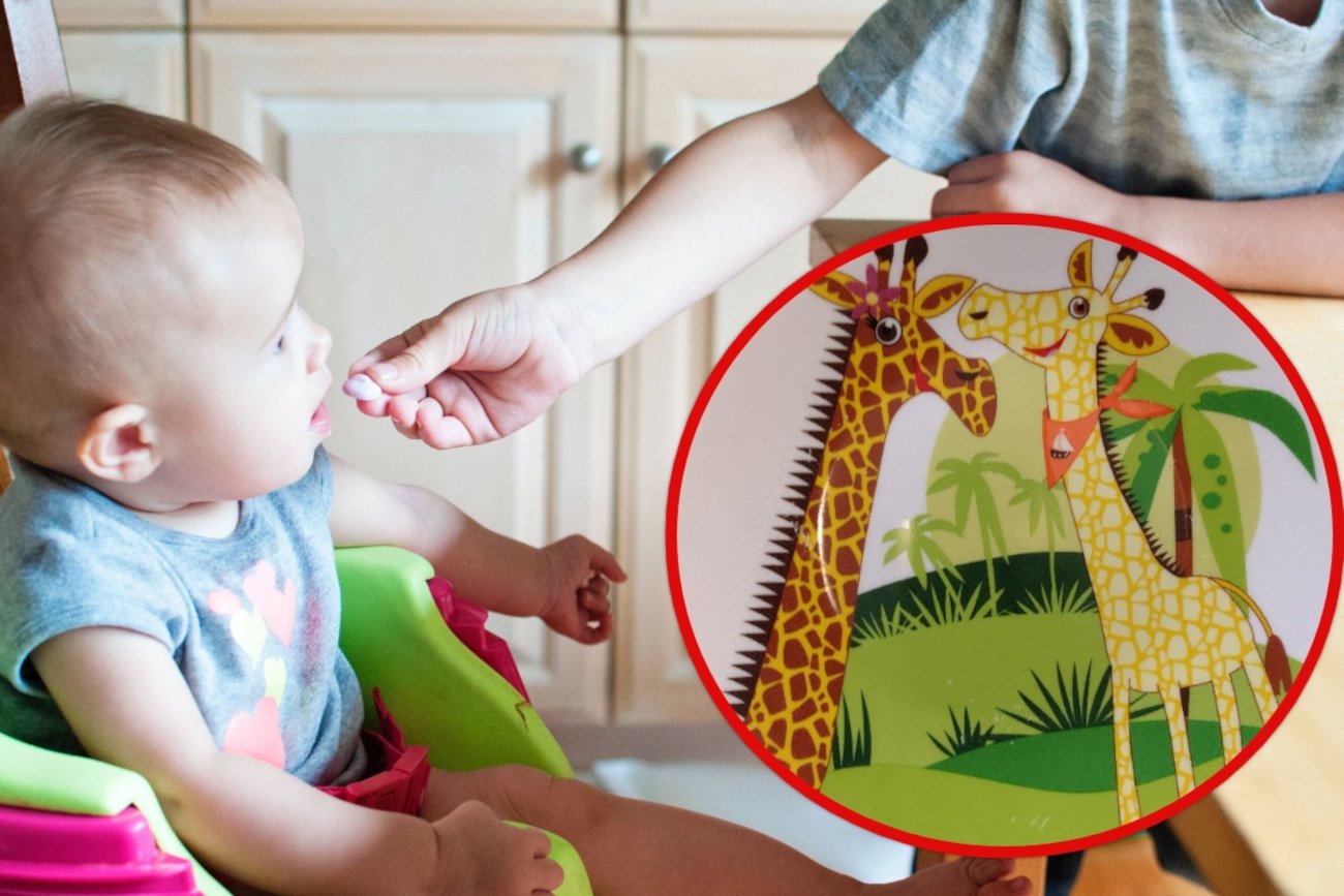 Masz taki talerzyk w domu? Pozbądź się go już teraz. GIS ostrzega, Ambition Junior, Dajar talerze, talerzyki dla dzieci