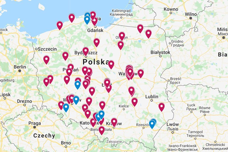 Mapa szkół, które pokazują, że można tworzyć lepszą edukację