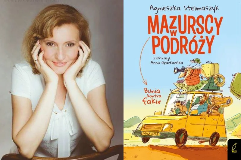 "Mazurscy w podróży" to najnowszy cykl powieści Agnieszki Stelmaszyk. Seria śledzi losy rodziny Mazurskich w czasie ich wakacyjnych podróży przez europejskie miasta. Pierwszy tom "Bunia kontra fakir" już w księgarniach