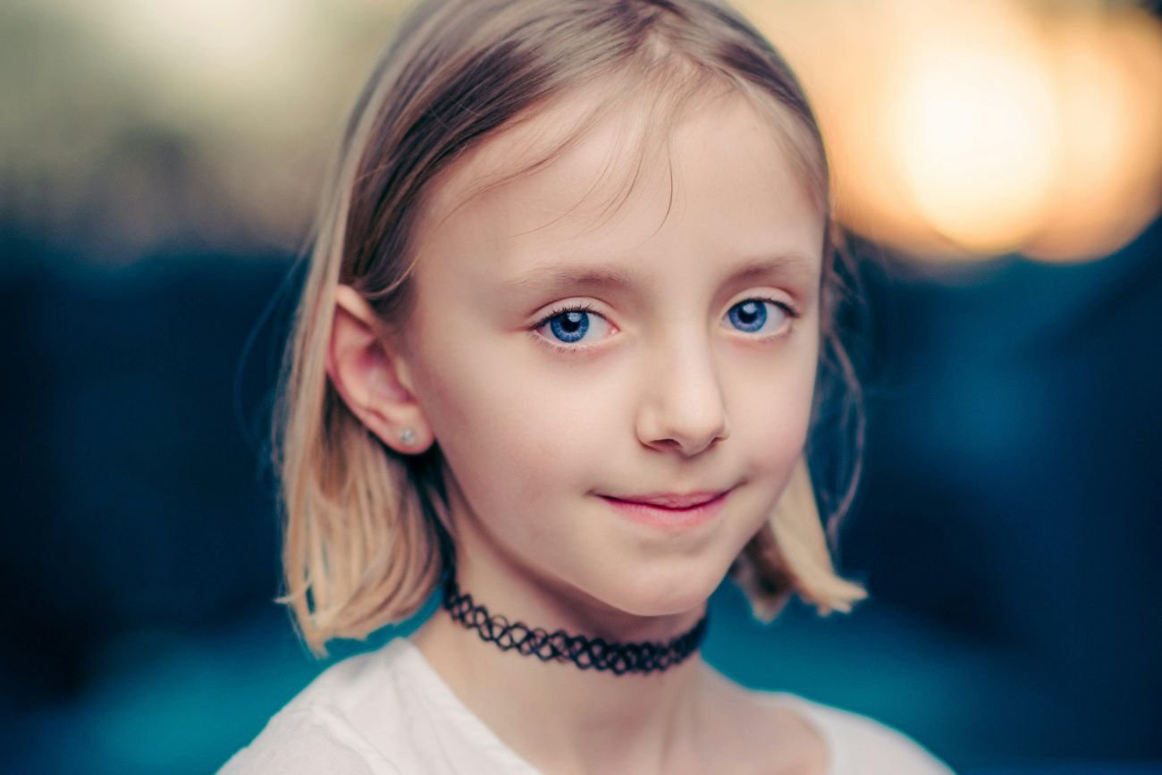 ośmioletnia dziewczynka