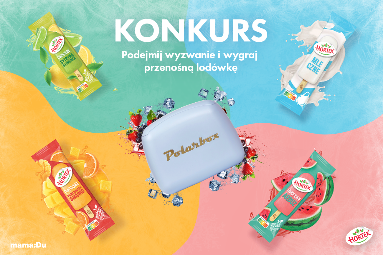 We współpracy z marką Hortex organizujemy konkurs, w którym macie szansę wygrać przenośną lodówkę na przechowywanie np. orzeźwiających lodów!