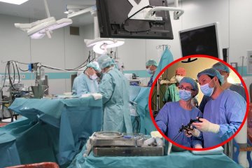 ciąża, wada rozwojowa płodu, rozszczep kręgosłupa, laparoskopia, fetoskopia płodu, operacja płodu, zabieg na ciężarnej