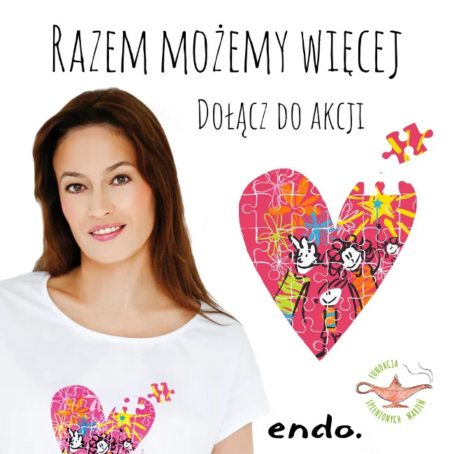Magdalena Różczka w akcji "Razem możemy więcej" Endo.