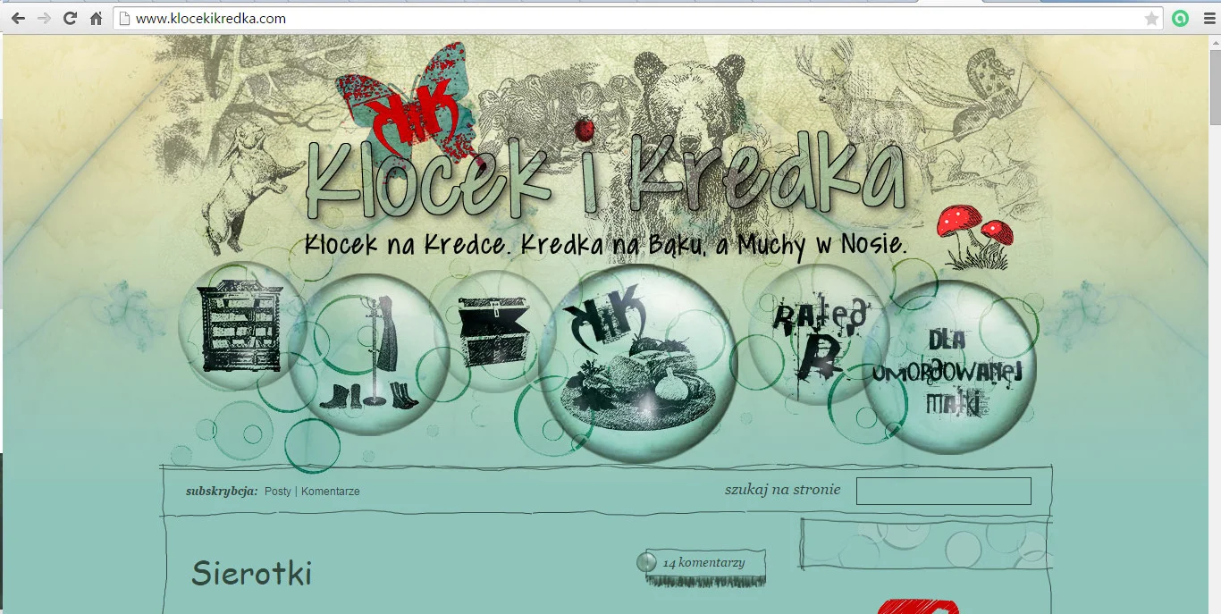 Fot. Screen ze strony [url=http://www.klocekikredka.com/]Klocek i Kredka[/url]
