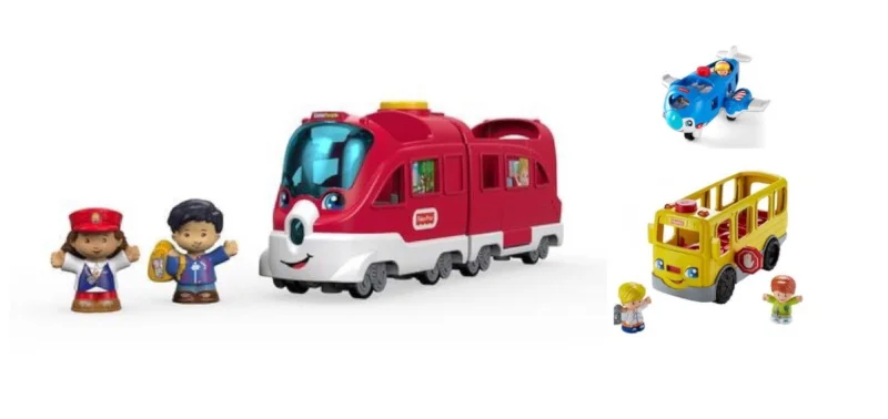 Samolot, Pociąg i Autobus Małego Odkrywcy Little People