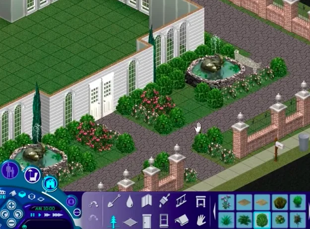 budowanie willi w grze The Sims - marzenie każdego The Sims 1 - budowanie willi